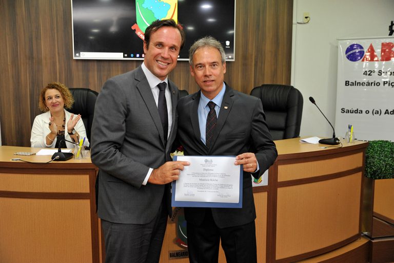 Posse do presidente da OAB (Piçarras)